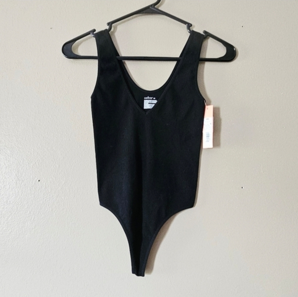 Colsie Ribbed Bodysuit - Picture 4 of 4